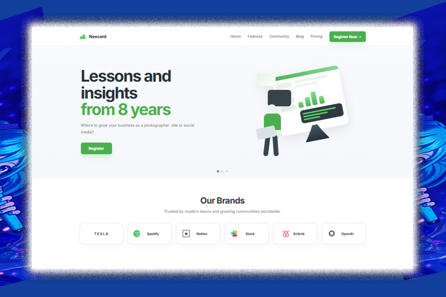 SaaS Website thumbnail